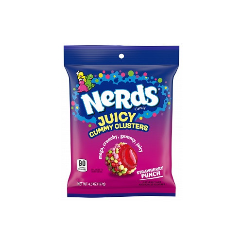 Ferrara Nerds Juiced Gummy Clusters Strawberry Punch (12 x 127g)
