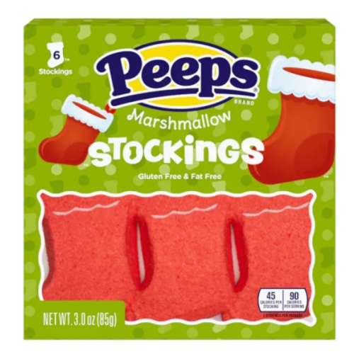 Peeps Marshmallow Stockings (6ct) (12 x 85g)