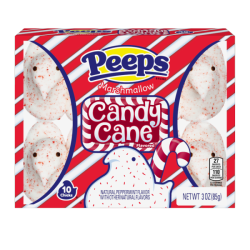 Peeps Marshmallow Candy Cane Chicks (10ct) (24 x 85g)