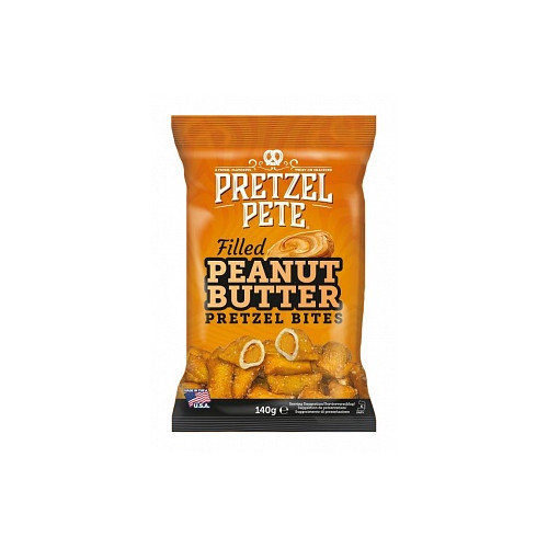 Pretzel Pete Pretzel Bites Filled Peanut Butter (8 x 110g)