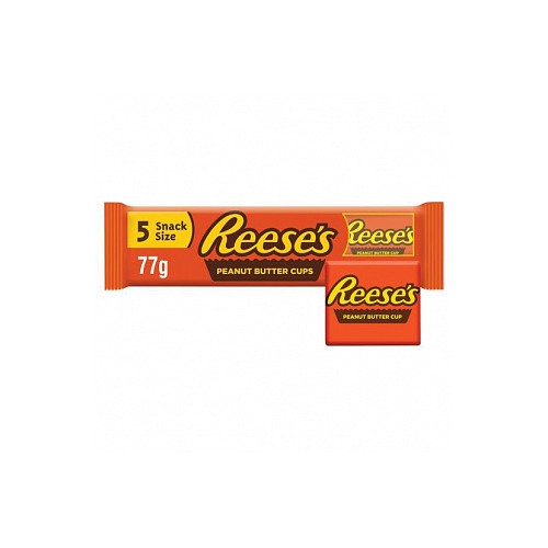Reese's Peanut Butter Cups Snack Size 5 Pack (18 x 77g)