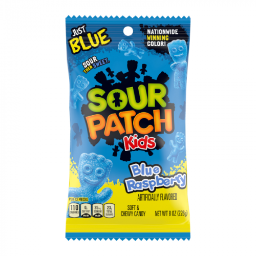 Sour Patch Kids Blue Raspberry Peg Bags (226g)