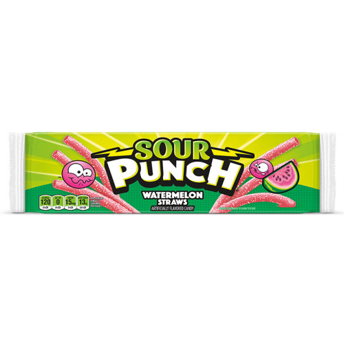 Sour Punch Straws Watermelon