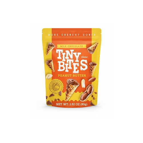 Tiny Bites Waffle Cones Peanut Butter (12 x 80g)