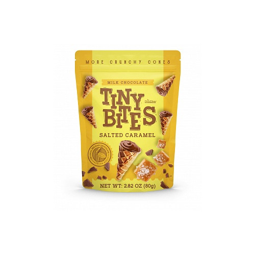 Tiny Bites Waffle Cones Salted Caramel (12 x 80g)