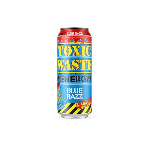 Toxic Waste Energy Drink Blue Razz (12 x 500ml)