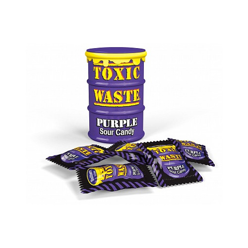 Toxic Waste Sour Candy Drum Purple (12 x 42g)