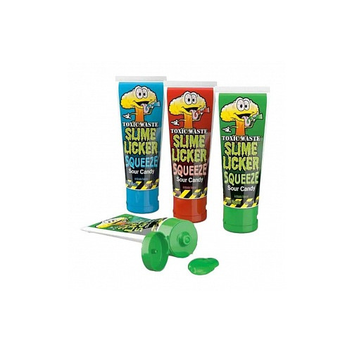Toxic Waste Slime Licker Squeeze Sour Candy (12 x 70g