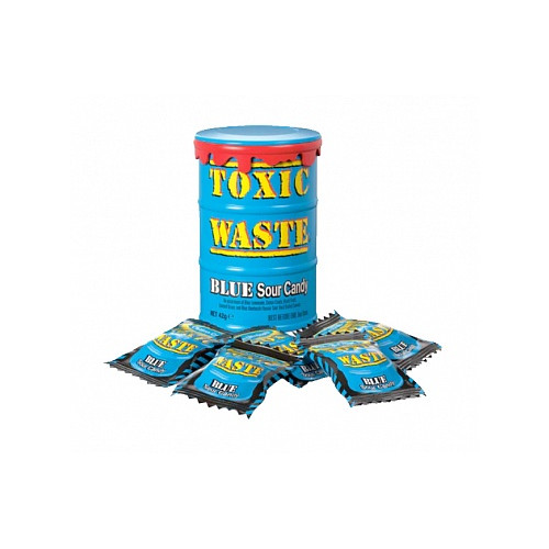 Toxic Waste Sour Candy Drum Blue (12 x 42g)