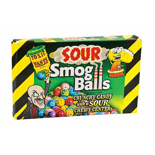 Toxic Waste Sour Smog Balls Box (12 x 84g)