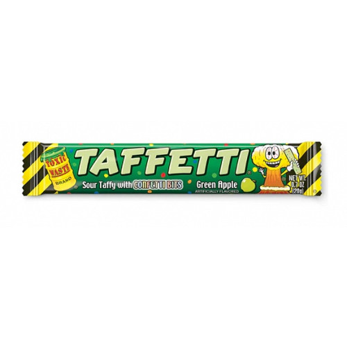 Toxic Waste Taffetti Green Apple (24 x 20g)