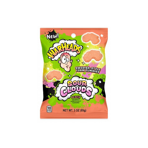 Warheads Sour Clouds Peach (12 x 85g)