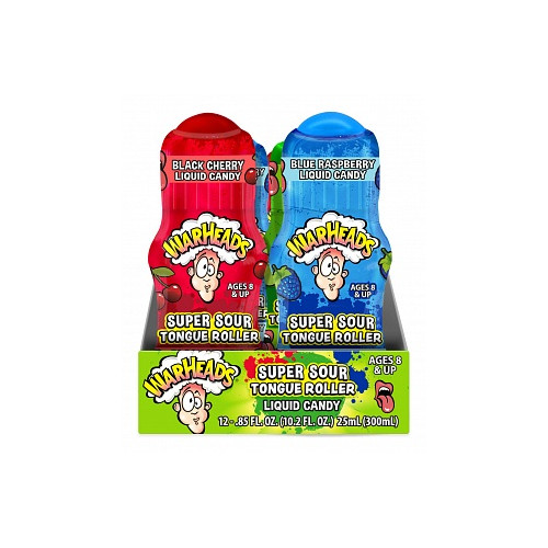Warheads Super Sour Tongue Roller (12 x 25ml)